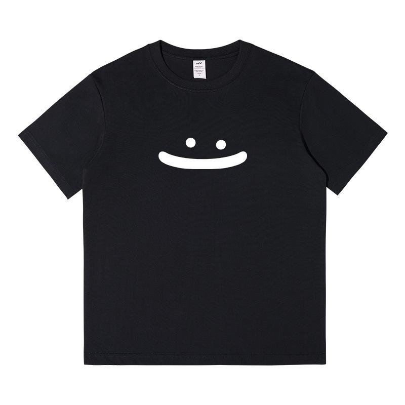 Short-sleeved Men's Summer Students Korean Version of The Casual Loose Round Neck Yankee Printing Wild Harajuku Wind Tops Trend Women