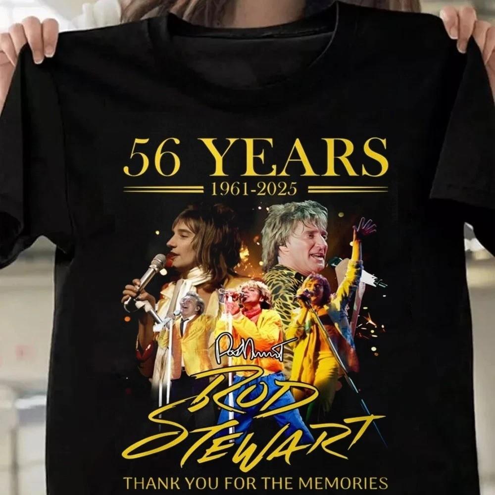 

Classic Rod Stewart 56 Years 196-2025 Size S-3XL Unisex T-Shirt L