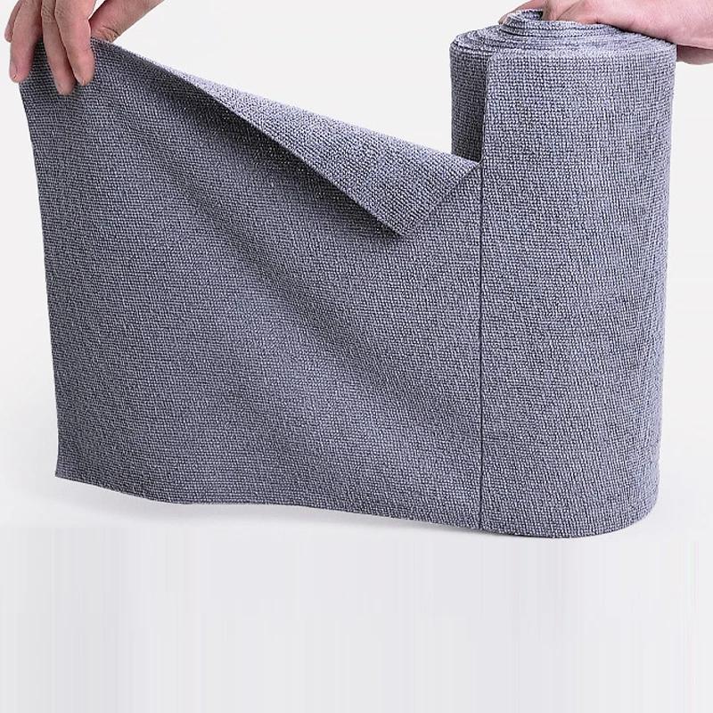 20 Stück/Rolle Wiederverwendbares Reinigungstuch Haushalt Küchentuch Saugfähige Mikrofaserhandtuchrollen Spüllappen Waschpapierhandtuch-Ersatz