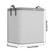 Foldable Blanket Clothing Storage Bags with Lids and Reinforced Handle Bags for Bedding and Clothes Organization