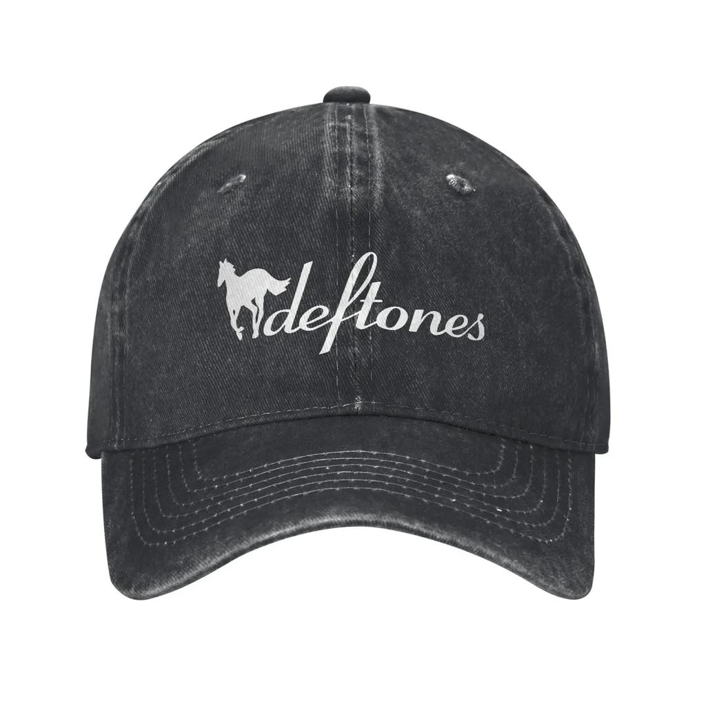 Summer Deftones Rock Band Baseball Cap Sun  Sun-Proof Design Washed Hip Hop Hats Unisex Men Trendy Tennis Skate Baseball Caps