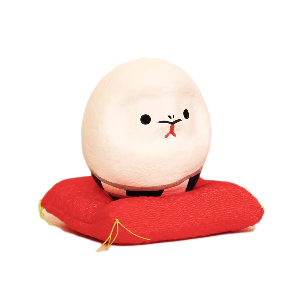 Snake Miniature Daruma Made in Auspicious Zodiac Shirakawa Japanese Japanese Home Business Good Luck New Modern Japanese Style (Snake) Doll, Japan,