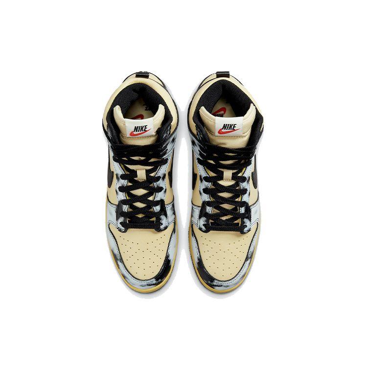 Nike Dunk High 1985 Black Acid Wash Unisex Tenisky Žlté Lemon-Drop Saturn DD9404-700