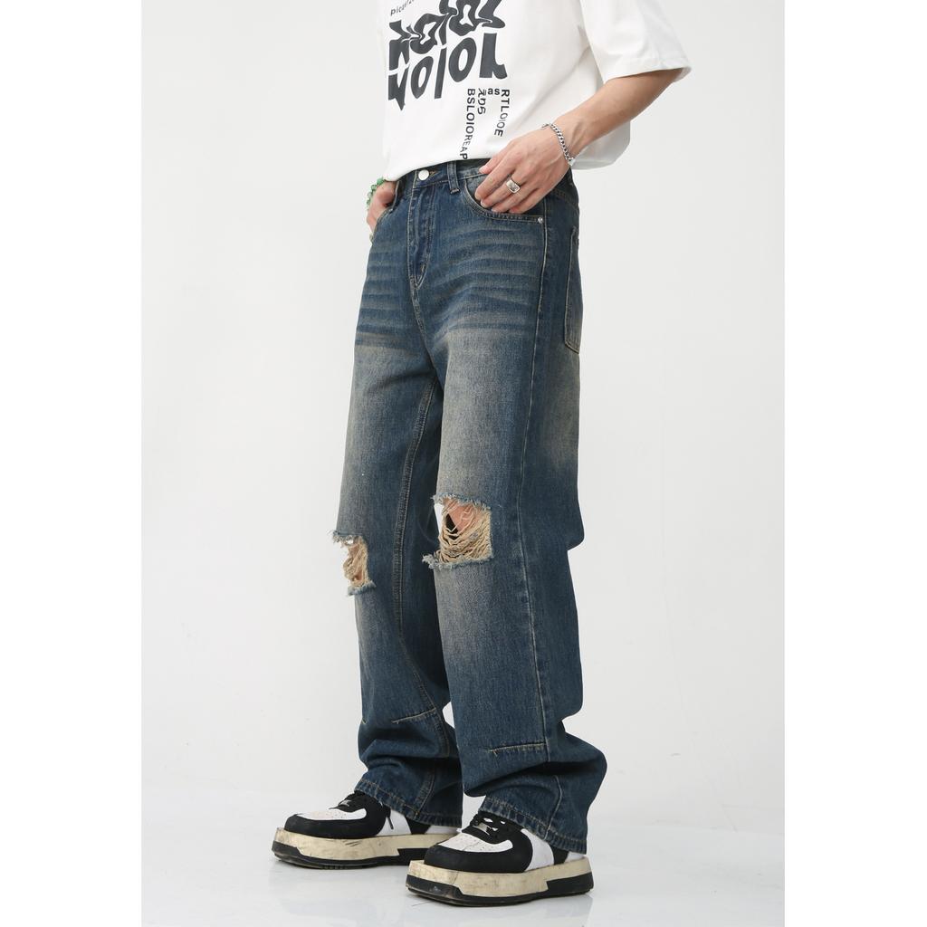 Men's Clothing | Spring/Summer New Loose American Ripped High Street Jeans