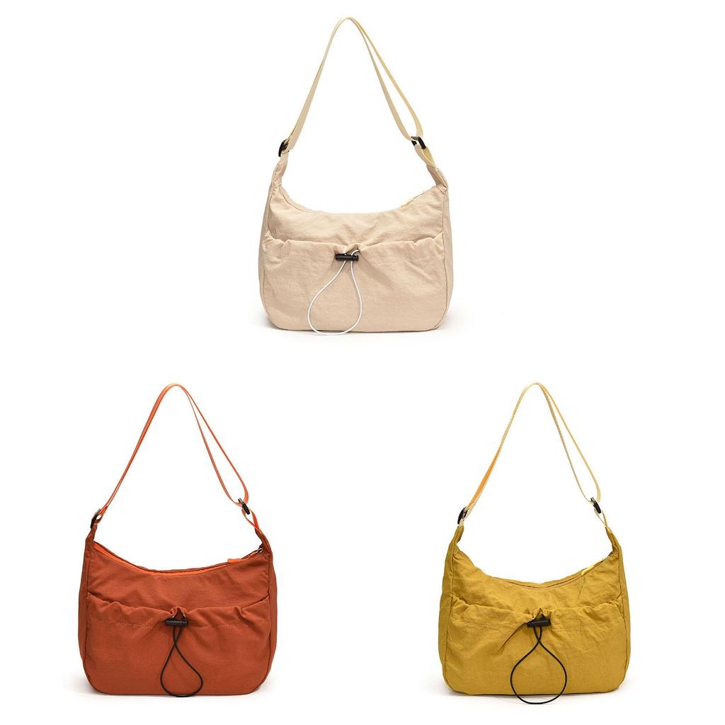 Nylon Tote Bag For Travel And Casual Wear With Waterresistant Material And Large Capacity