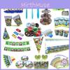 Minecraft Baby Shower Birthday Party Supplies Featuring Vibrant Tableware Set