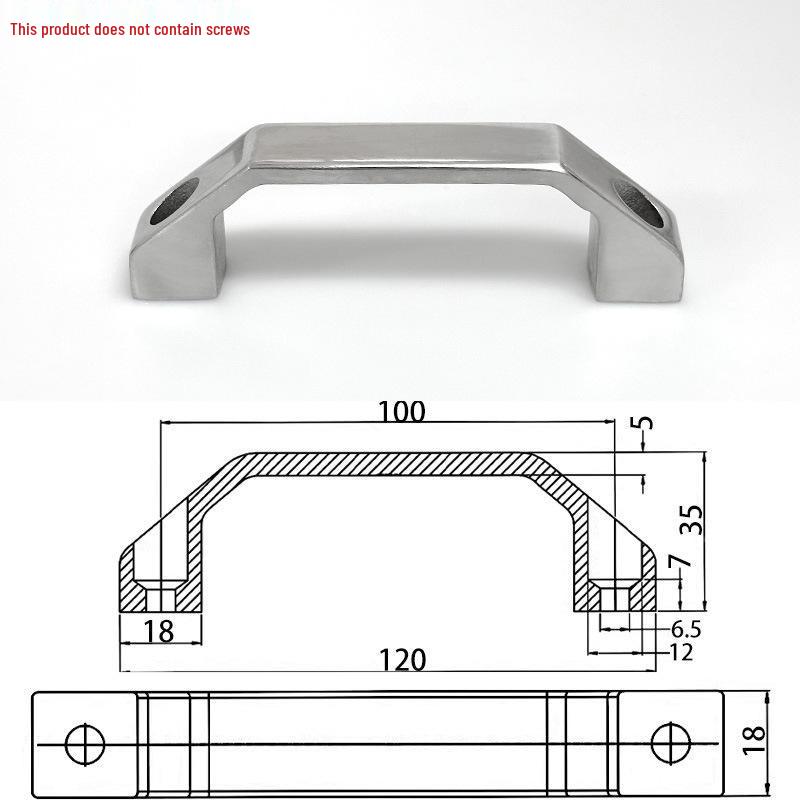 Aluminum Alloy Drawer Handle LS520U LS06 for Cabinets and Equipment