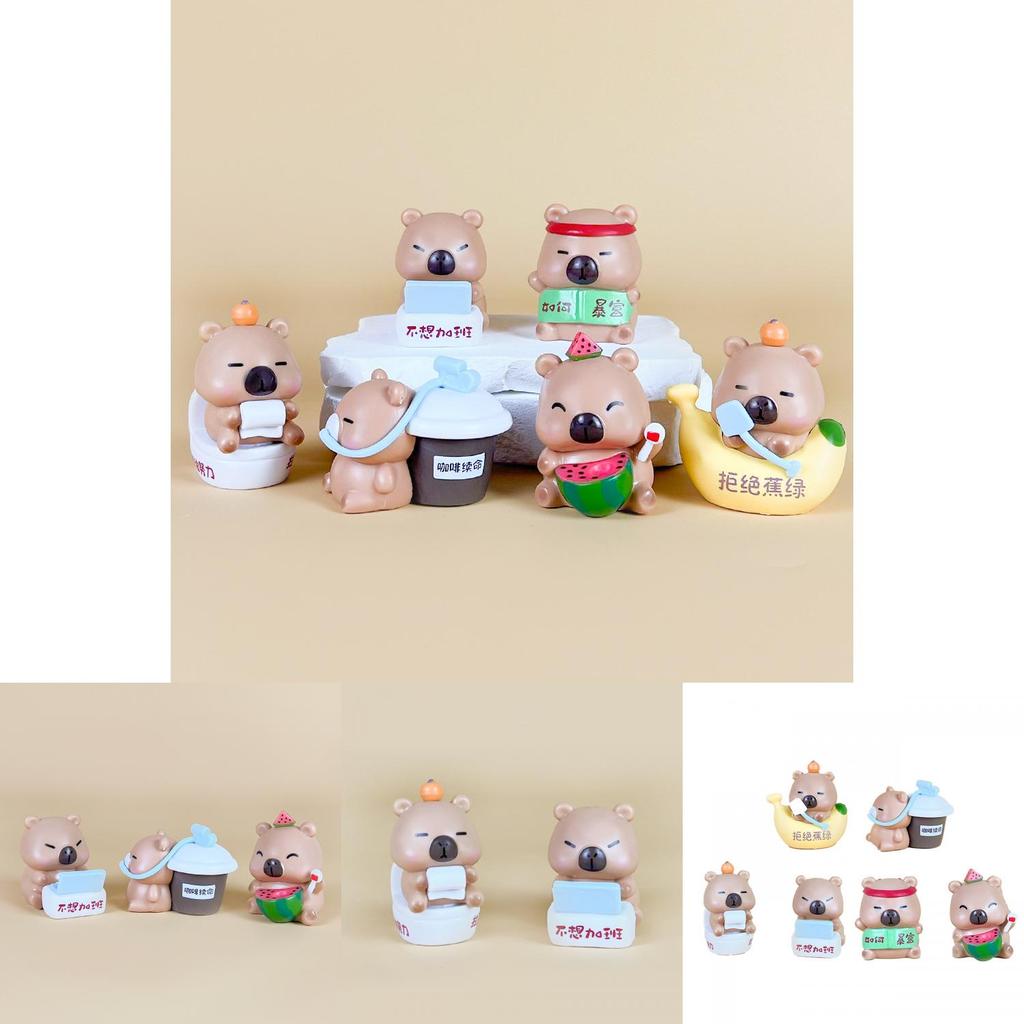 Capybara Blind Box Collectible Figurine With Pvc Material For Anime Fans