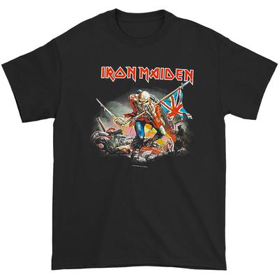 Iron Maiden The Trooper Band Graphic Print Summer Autumn Winter Men's and Women's Short Sleeved T-shirt Casual Loose Outdoor