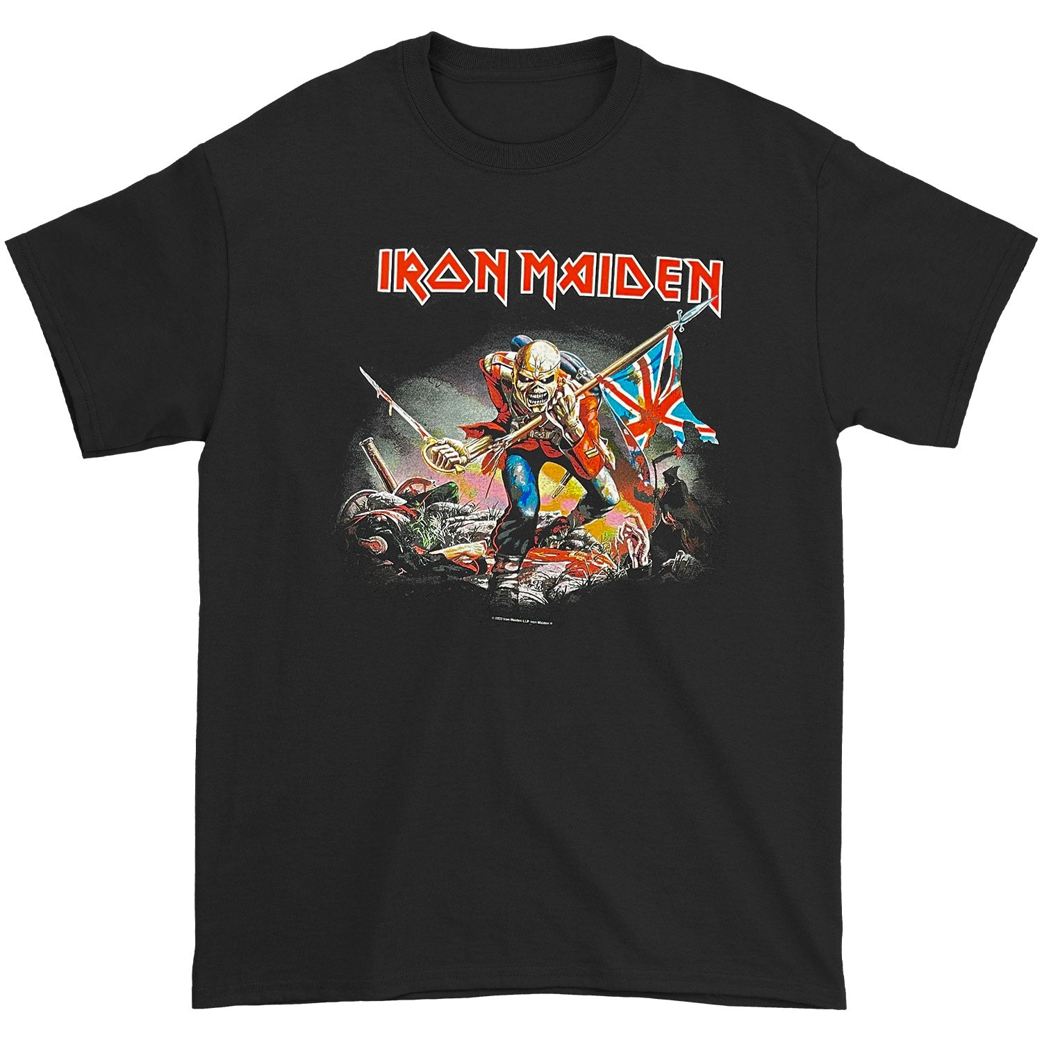 

Iron Maiden The Trooper Band Graphic Print Summer Autumn Winter Men s and Women s Short Sleeved T-shirt Casual Loose Outdoor 4XL