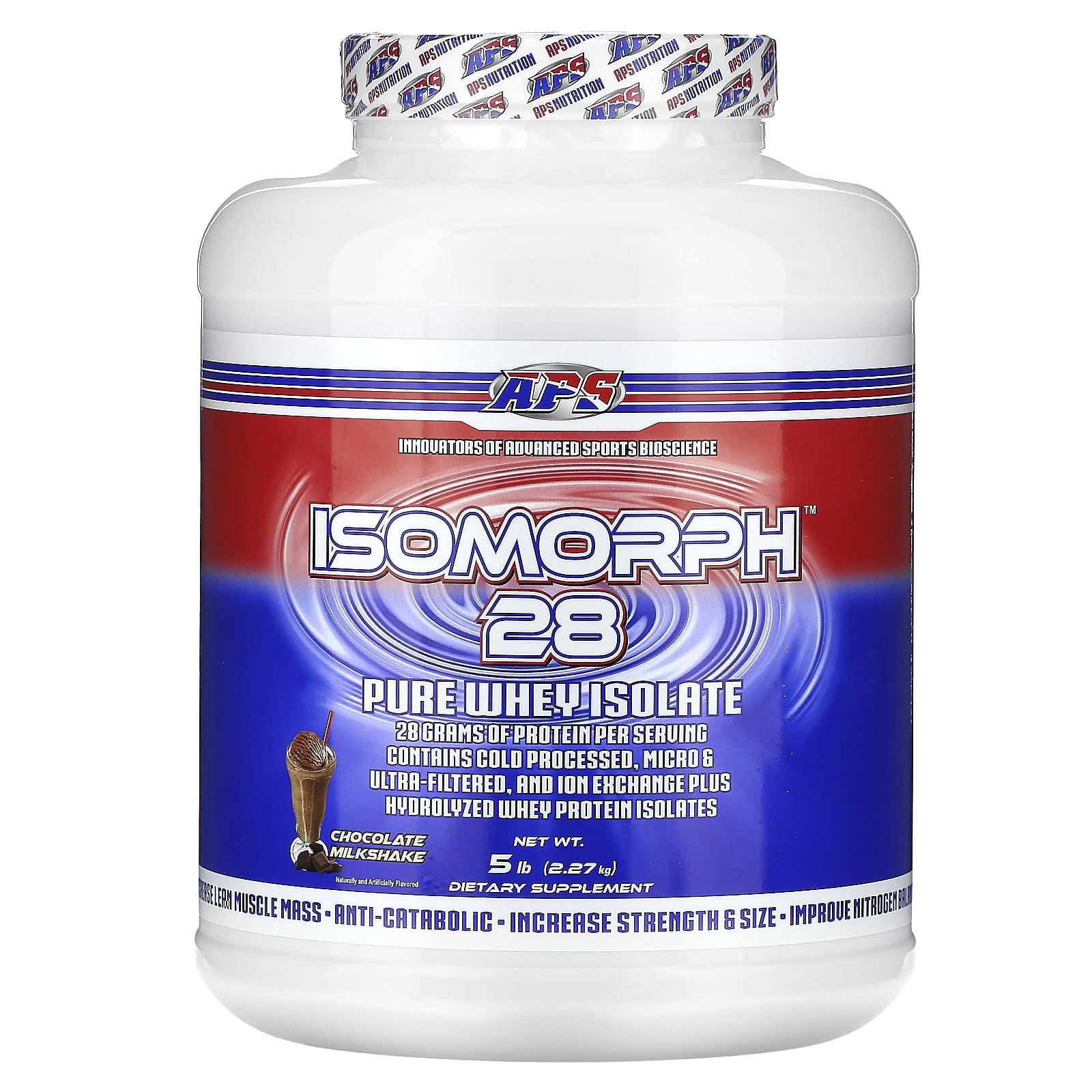 

Isomorph 28, Pure Whey Isolate, Chocolate Milkshake, 2.27Kg(5Lb)