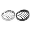 Motorcycle 5 3/4" 5.75" LED Headlight Grill Cover ABS Headlamp Protector Accessory Suitable For XL883 XL1200 XL1200X X48