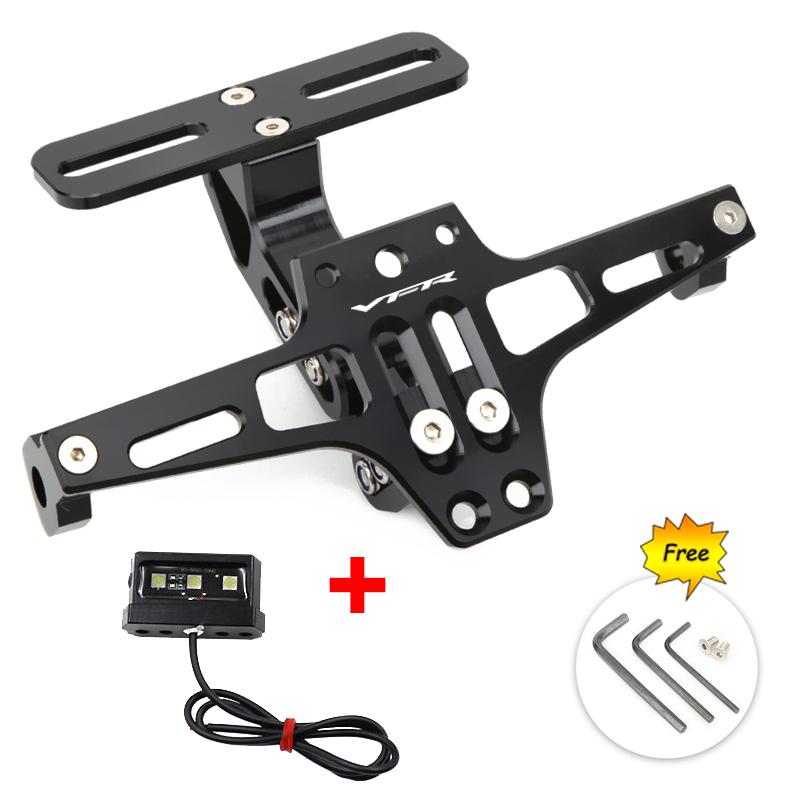 Pentru HONDA VFR 800 1200x VFR750 VFR800X VFR800F Motocicletă Reglabil Spate Coadă Curată Suport Placă de Înmatriculare Suport Lumină LED