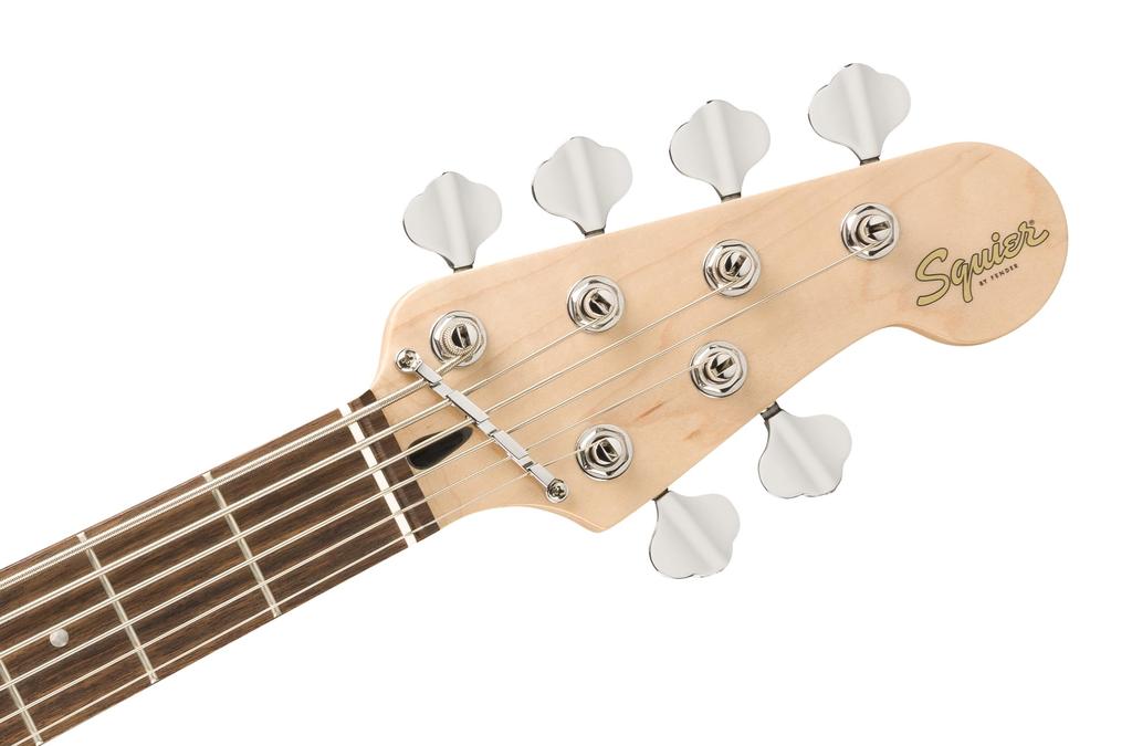 Squier by Series Jazz Bass VI Laurel Fingerboard Black Pickguard Black Metallic Squier Fender/Affinity [6-string Bass]