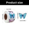24TE 500Pcs Butterfly Flower Adhesive Sticker Wrapping Label For Journal Planner Scrapbooking Photo Album Embellishment