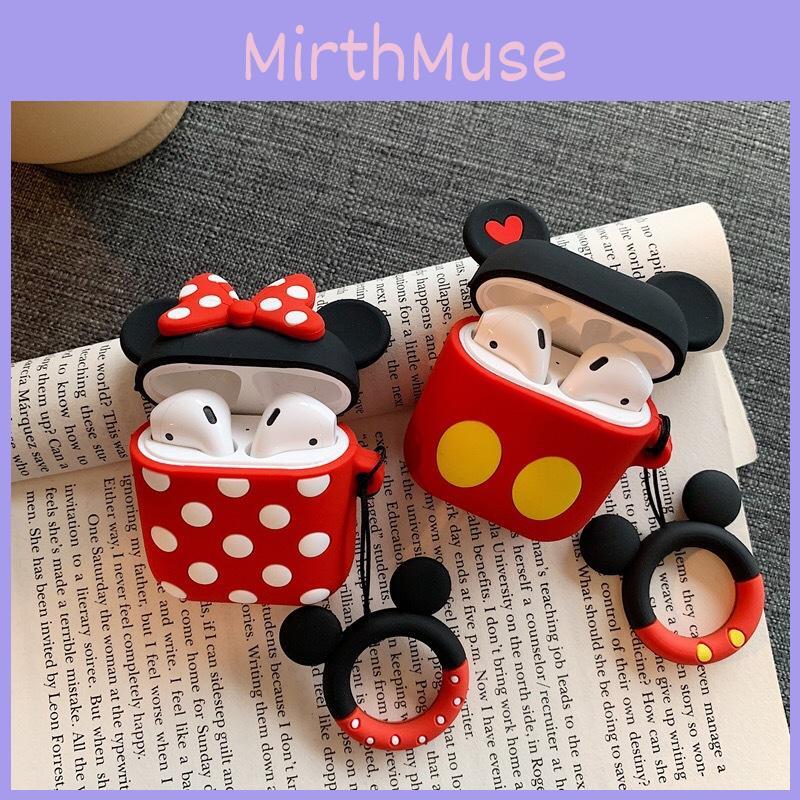 Adorable Mickey And Minnie Airpods Pro Wireless Bluetooth Headphone Cover For Scratch Resistance