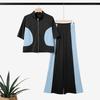 ZANZEA Women Short Sleeve T-Shirts and Long Pants Summer Two Piece Suit Sets