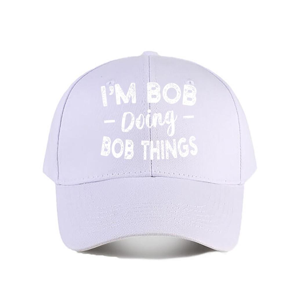 Im Bob Doing Bob Things Vintage Baseball Cap Baseball Cap Fashion Unisex Sunhat Womens Outdoor Sports Snapback Cap