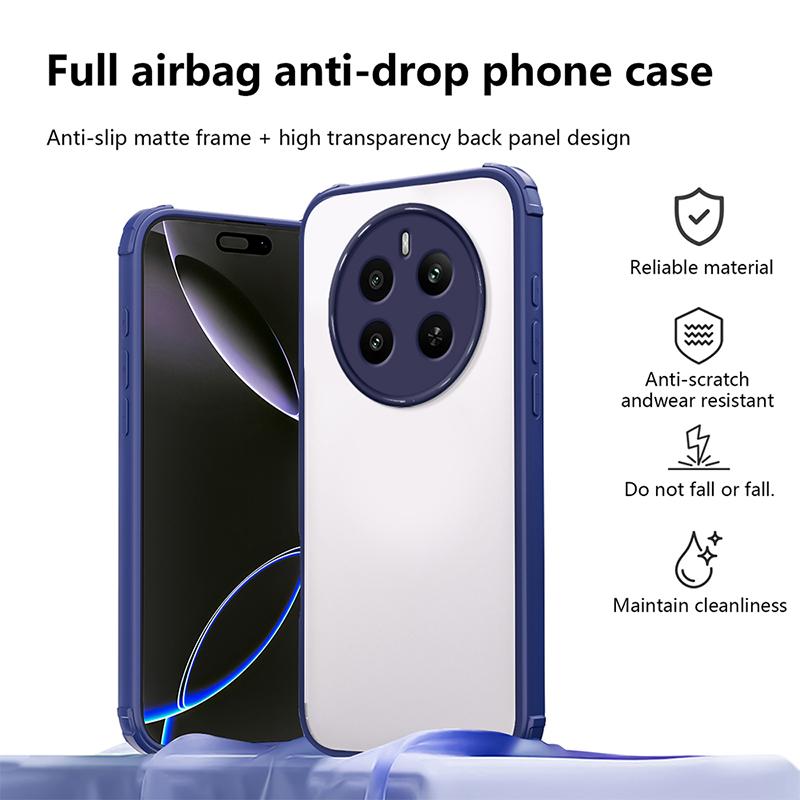 Luxury Transparent Shockproof Armor Case For Realme 5 5i 5s 6i 11 11x For Realme 12 Pro Plus 12X 12 Lite Clear Bumper Hard Cover