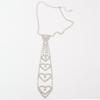 Clavicle Chain Korean Style Choker Women Necklace Rhinestone Tie Long Necklace Crystal Neck Tie