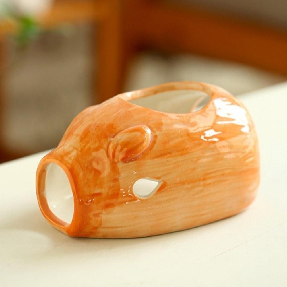 Mushroom Shaped Ceramic Hamster Hideout Chew-Proof Pet Sleeping Nest for Turtle Hedgehog
