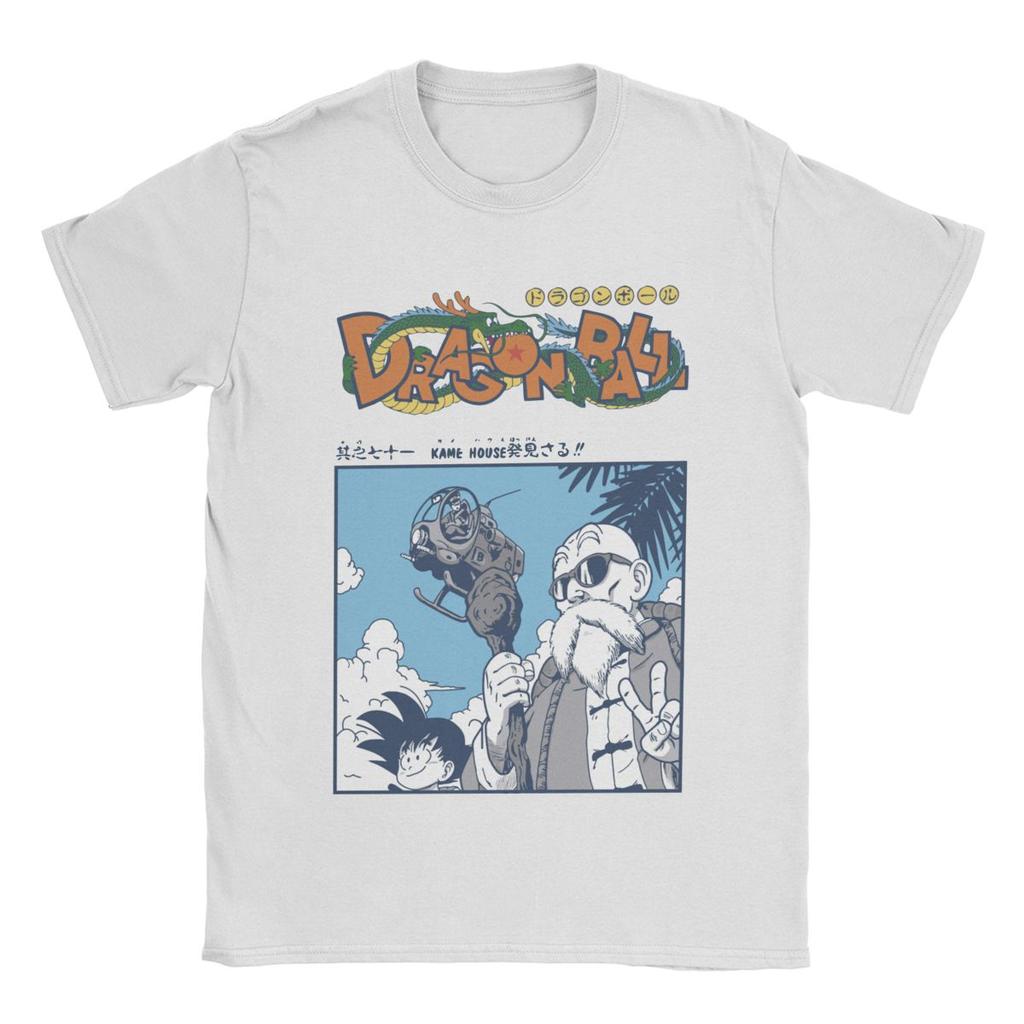 Dragon Ball Master Roshi Muten T Shirts Unisex Womens Cotton TShirts O Neck Kame Sennin Jackie Chun Tee Shirt Clothes Plus Size