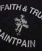 SAINTPAIN Sp Face & Trust Heavyweight Ringer T-Shirt Black