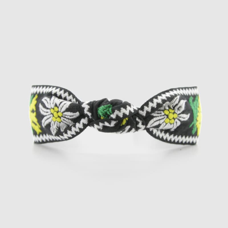 LALA Flower Hairband - Yellow Green
