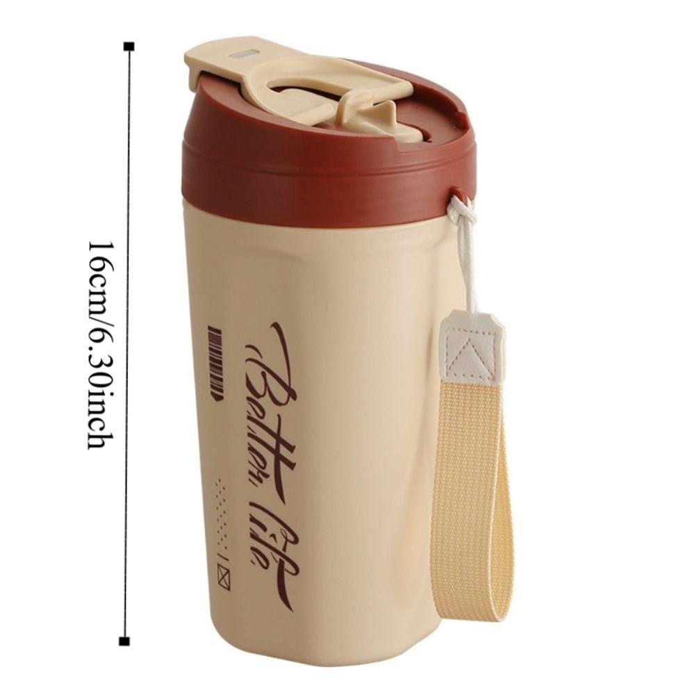 Stainless Steel Coffee Vacuum Flask Keeps Cold and Heat Coffee Thermos Mug  Office Home