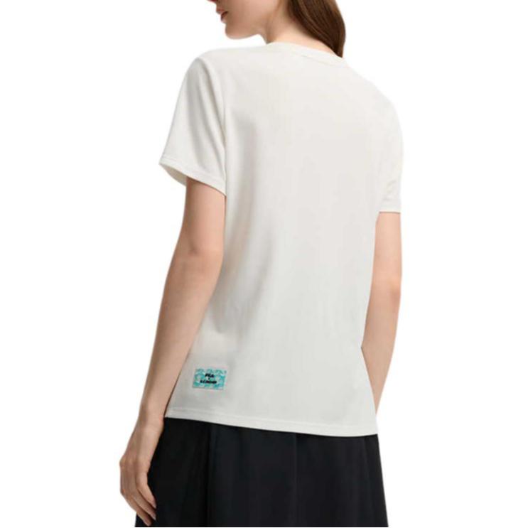 New FILA X M.C.ESCHER SS25 T Shirt Women's Cloud White F11W538105F-WT
