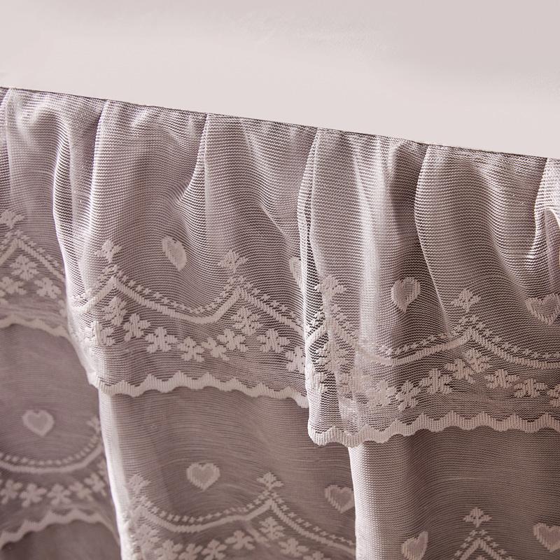 Bed Skirt Solid Color Bedspread Lace Style Bed Cover Falda De Cama Skin-friendly Mattress Protector (No Pillowcase)