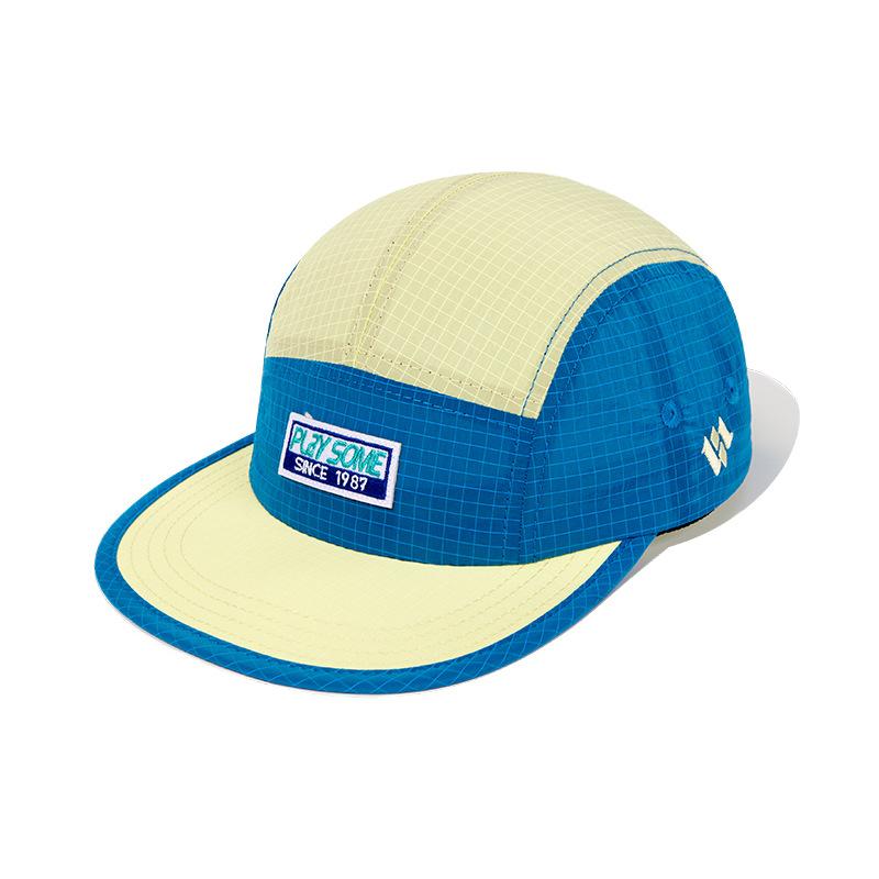 Summer outdoor flat-brimmed quick-drying cap men's and women's sunshade sunscreen skateboard hat street waterproof baseball hat