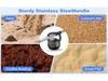 Durable 2-in-1 Chicken Manure Shovel & Rake with Sand Sieve for Chicken Coops & Small Farms