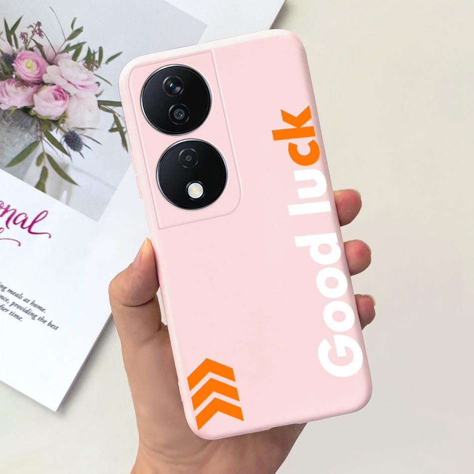 Cool Fashion Moon Printed Case For Honor X7b Candy Color Soft Silicon TPU Shockproof Phone Cases For HonorX7b X 7B 4G CLK-LX2