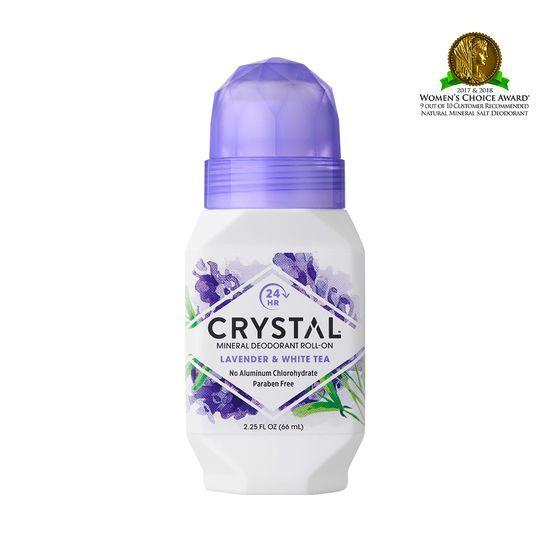 Crystal Deodorant Roll-On Lavender & White Tea 66ml