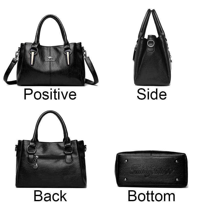 High Quality Cow Leather Ladies Handbags Fashi Luxury Female Messenger Tote Bags Women Genuine Leather Shoulder Crossbody Sac