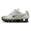 Nike Shox TL Light Bone Olive Aura Damen Sneaker Creme Metallic-Silber Off-Noir FV0939-002
