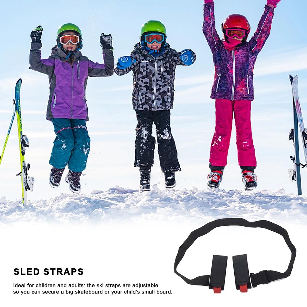 1-10pcs Ski Shoulder Carrier Strap Adjustable Ski Holder Straps Portable Snowboard Carrying Strap Ski Accessories for Adults Kid
