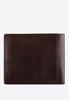 Wittchen Men's Leather Wallet With Two Zippers Brown Natural Leather