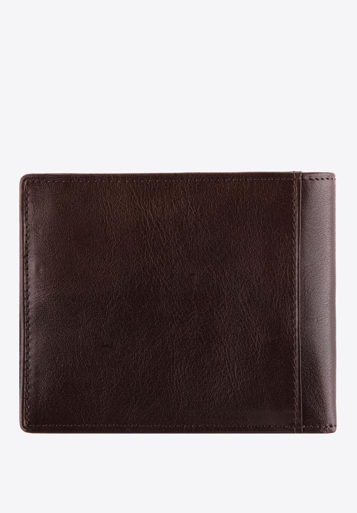 Wittchen Men's Leather Wallet With Two Zippers Brown Natural Leather