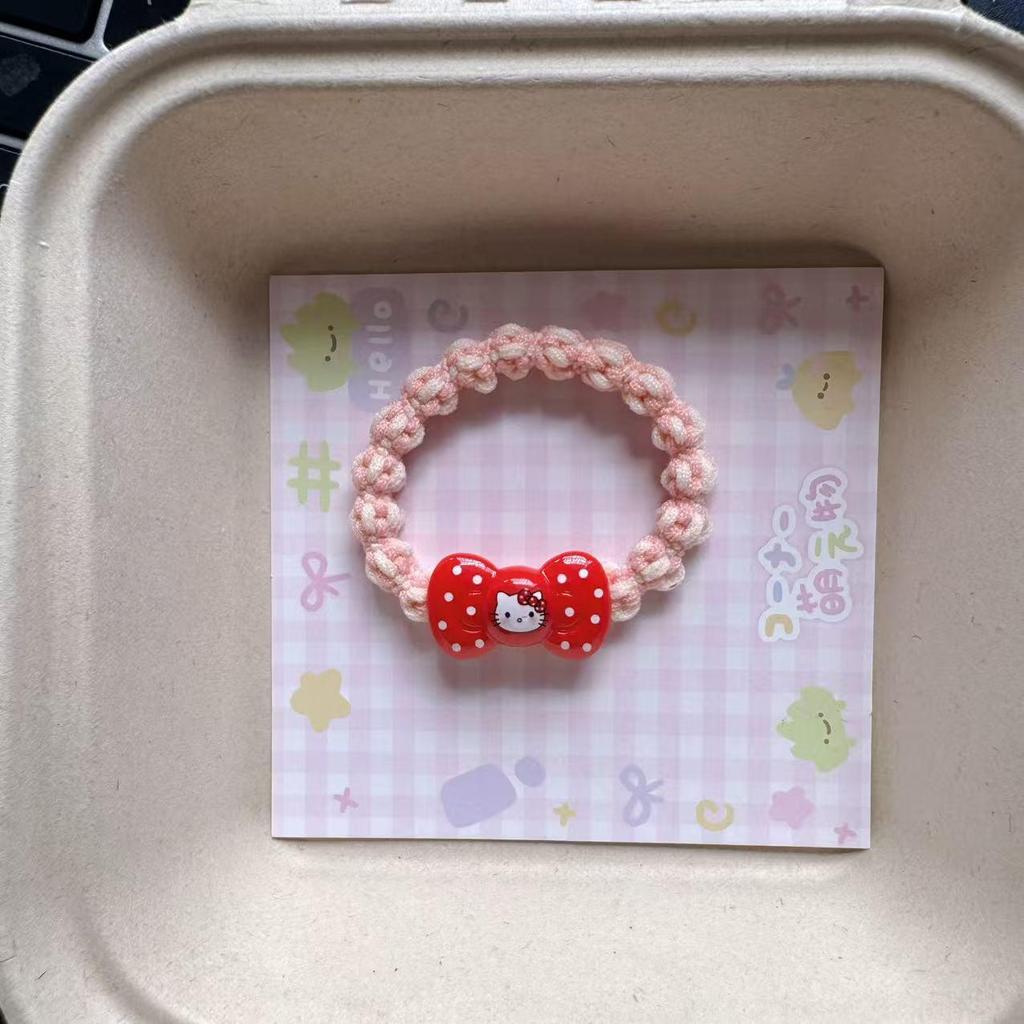 Cute Cartoon Butterfly Hair Tie - Sweet Girl & Bestie Rubber Band Hair Accessory