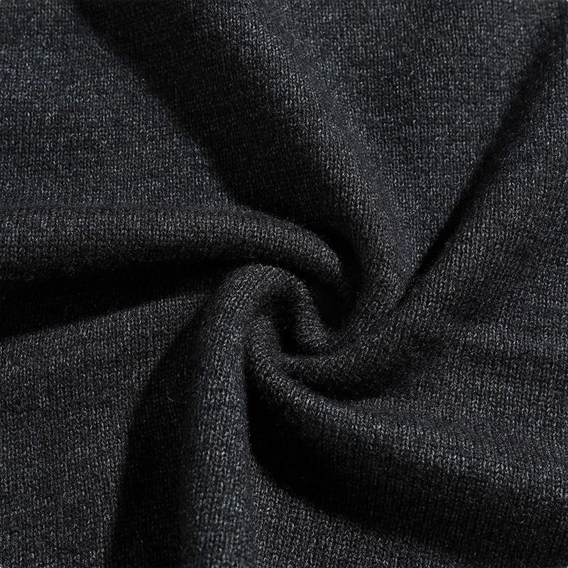 Pánský ležérní svetr s kulatým výstřihem v americkém retro stylu - Podzim/Zima Korejský pletený hoodie