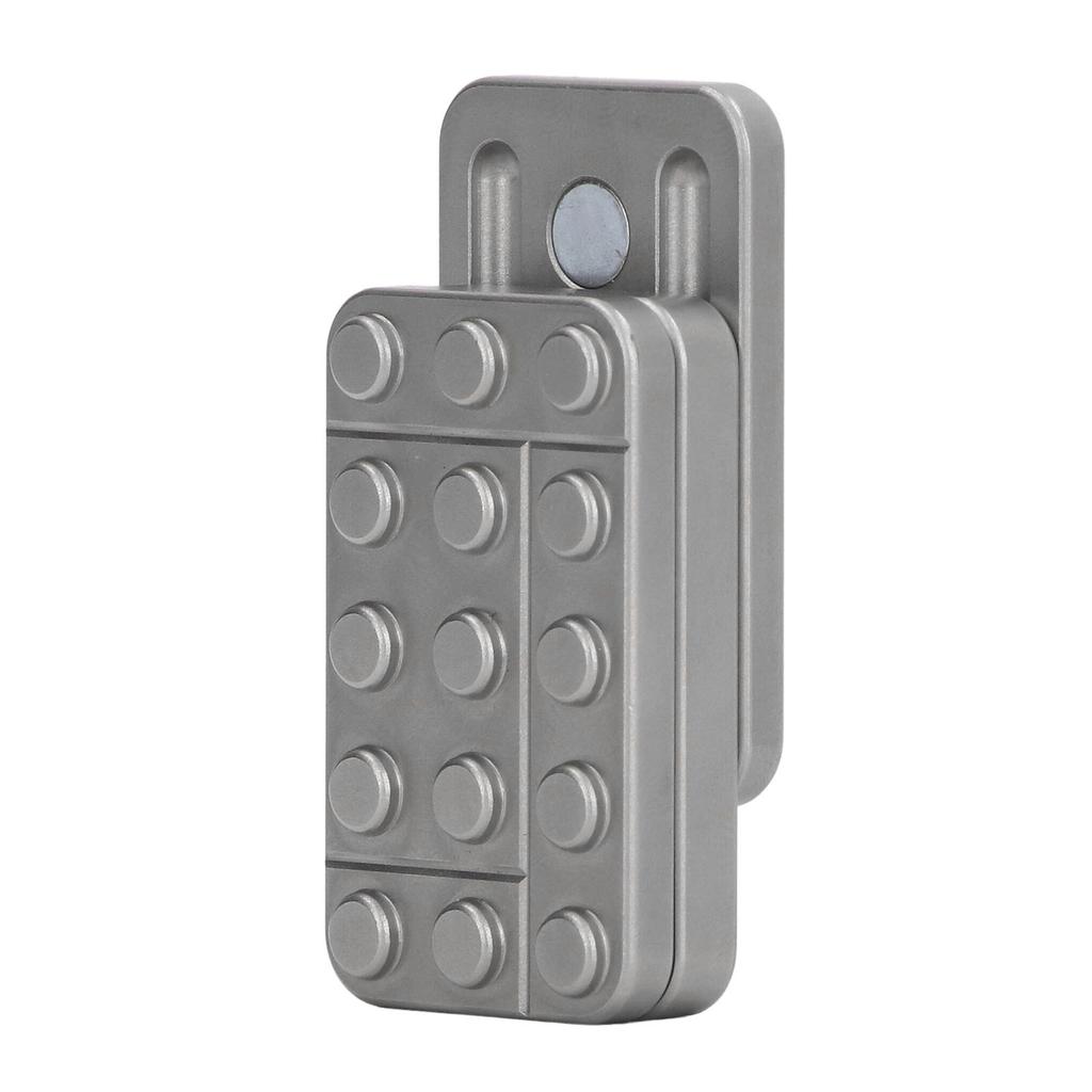 Metall ADHS Autismus Push Slider Spielzeug Erwachsener Büro Schreibtisch Angst Stressabbau Magnetisch 3 Schichten Haptisch