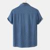 Solid Colored Dots Hawaiian Shirt Men Casual Short Sleeves Summer 3d Printed Button Blouse Tops Street Button Shirts