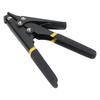 Portable Nylon Cable Tie Gun Adjustable Tension Plastic Zip Tie Fastening and Cutting Tool Black
