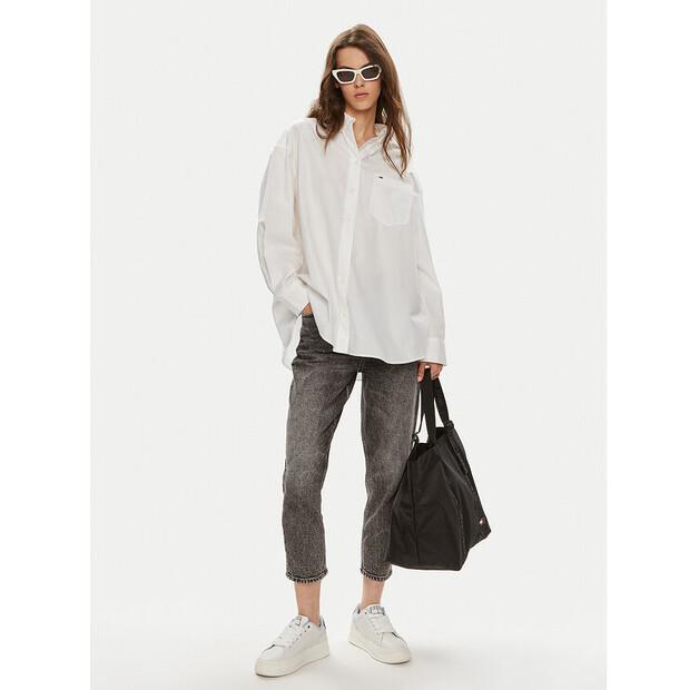 Джинсы Tommy Jeans DW0DW18174 серый Mom Fit