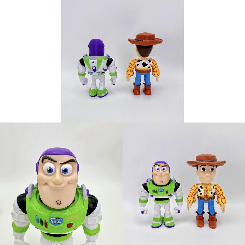 Toy Story Woody Buzz Lightyear Pvc Car Decor Collectible Figurine For Fans