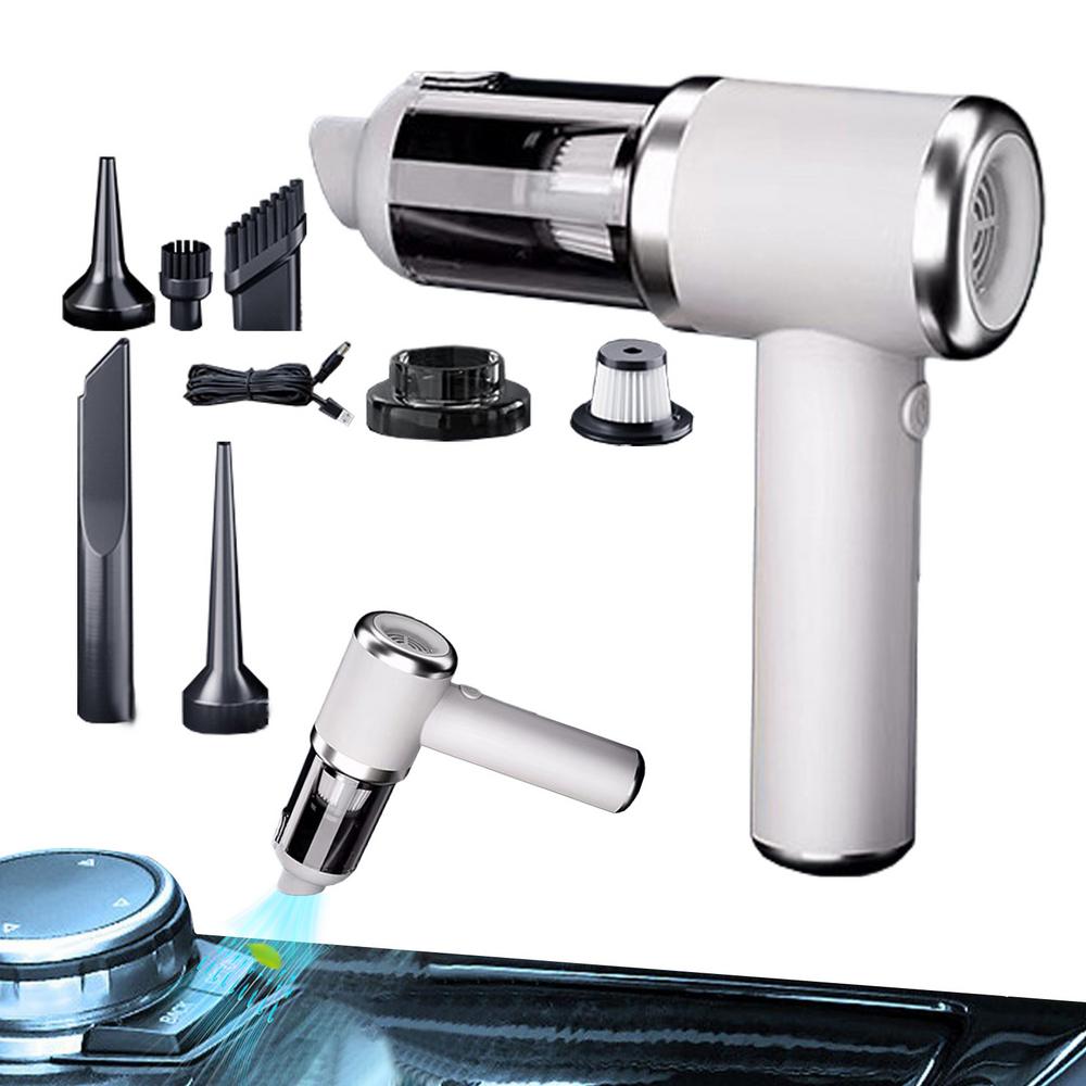 Car Vacuum Powerful Suction Household Small Car Vacuum Cleaner 5500Pa Compact Vacuums Car Accessories Car Cleaning Kit For Car