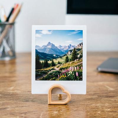 Heart Shaped Photo Stand 3D Printed Table Picture Holder Romantic Number Place Card Clip for Weddings Parties Events Restaurants