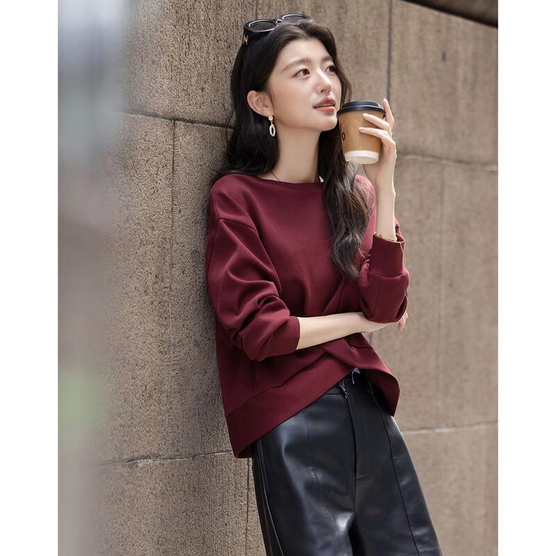 

Demana Women s Autumn Off-Shoulder Twist-Knot Sweatshirt M